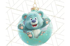 Christmas Ornament Clipart PNG Cute Holiday Illustrations Product Image 2