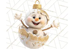 Christmas Ornament Clipart PNG Cute Holiday Illustrations Product Image 2