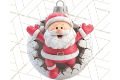 Christmas Ornament Clipart PNG Cute Holiday Illustrations Product Image 4