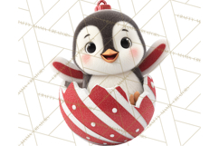 Christmas Ornament Clipart PNG Cute Holiday Illustrations Product Image 5