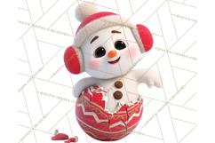 Christmas Ornament Clipart PNG Cute Holiday Illustrations Product Image 5