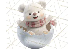 Christmas Ornament Clipart PNG Cute Holiday Illustrations Product Image 5