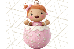 Christmas Ornament Clipart PNG Cute Holiday Illustrations Product Image 2