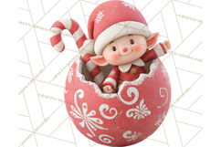 Christmas Ornament Clipart PNG Cute Holiday Illustrations Product Image 4