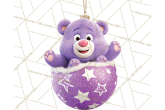 Christmas Ornament Clipart PNG Cute Holiday Illustrations Product Image 4