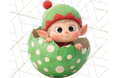 Christmas Ornament Clipart PNG Cute Holiday Illustrations Product Image 3