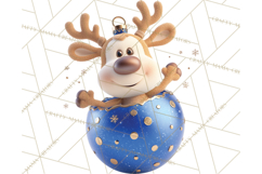 Christmas Ornament Clipart PNG Cute Holiday Illustrations Product Image 4