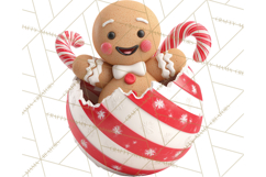 Christmas Ornament Clipart PNG Cute Holiday Illustrations Product Image 5