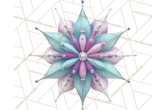 Retro Ornament Clipart PNG, Vintage Christmas Clip Art Product Image 2