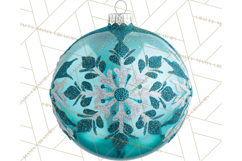 Retro Ornament Clipart PNG, Vintage Christmas Clip Art Product Image 5