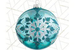 Retro Ornament Clipart PNG, Vintage Christmas Clip Art Product Image 5