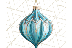 Retro Ornament Clipart PNG, Vintage Christmas Clip Art Product Image 5