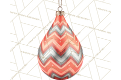 Retro Ornament Clipart PNG, Vintage Christmas Clip Art Product Image 2