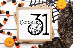 October 31 SVG Cut File - Halloween SVG PNG EPS DXF JPG Product Image 2