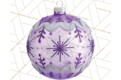 Retro Ornament Clipart PNG, Vintage Christmas Clip Art Product Image 4