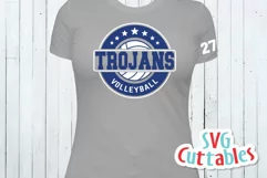 Volleyball SVG | Volleyball Template 0019 | Shirt Design Product Image 3