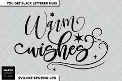 Merry Christmas Svg, Warm Wishes svg, Winter svg, 2020 svg Product Image 2