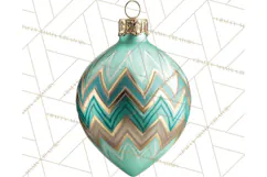 Retro Ornament Clipart PNG, Vintage Christmas Clip Art Product Image 3