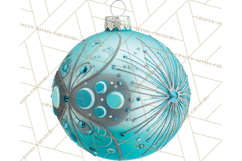Retro Ornament Clipart PNG, Vintage Christmas Clip Art Product Image 5