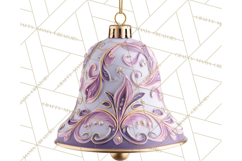 Retro Ornament Clipart PNG, Vintage Christmas Clip Art Product Image 2