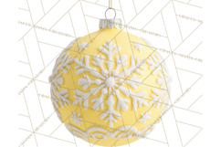 Retro Ornament Clipart PNG, Vintage Christmas Clip Art Product Image 2