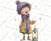 Christmas Carolers Clipart PNG, Holiday Choir Clip Art Product Image 3