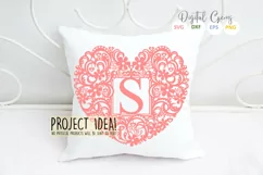 Letter S paper cut design. SVG / DXF / EPS / PNG files Product Image 3