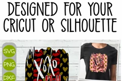 XOXO Yall Brush stroke Cut File - A Layered Cricut SVG Product Image 2