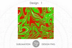 Christmas tumbler, Marble Effect, Sublimation PNG Product Image 2