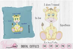 Boy Giraffe svg, Baby svg, svg files for boys, nursery svg, Product Image 2