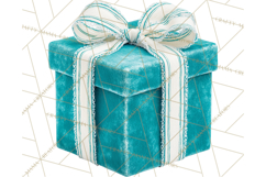 Christmas Gifts Clipart PNG, Realistic Holiday Presents Product Image 2