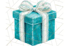 Christmas Gifts Clipart PNG, Realistic Holiday Presents Product Image 2