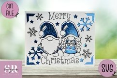 Christmas insert card design| Paper cutting | Cricut Joy svg Product Image 3