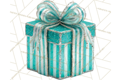 Christmas Gifts Clipart PNG, Realistic Holiday Presents Product Image 5
