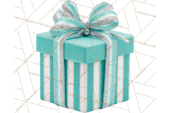 Christmas Gifts Clipart PNG, Realistic Holiday Presents Product Image 2