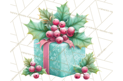 Christmas Gifts Clipart PNG, Realistic Holiday Presents Product Image 3