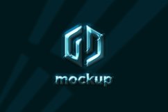 Plastic Logo Mockup With Window Shadow Effects Product Image 1