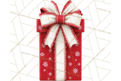 Christmas Gifts Clipart PNG, Realistic Holiday Presents Product Image 5