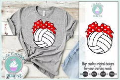 Busy Raising Ballers Svg Volleyball svg Cut file Product Image 1