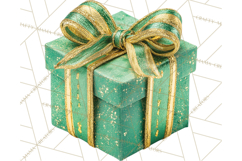 Christmas Gifts Clipart PNG, Realistic Holiday Presents Product Image 2