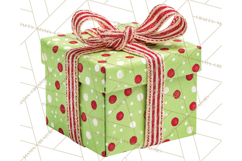 Christmas Gifts Clipart PNG, Realistic Holiday Presents Product Image 2