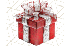 Christmas Gifts Clipart PNG, Realistic Holiday Presents Product Image 4