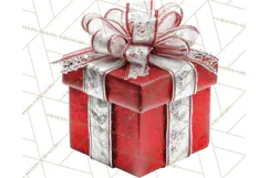 Christmas Gifts Clipart PNG, Realistic Holiday Presents Product Image 4