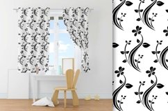 Black &amp; White Floral V03 Seamless Patterns Collection Product Image 5