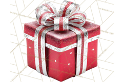 Christmas Gifts Clipart PNG, Realistic Holiday Presents Product Image 5