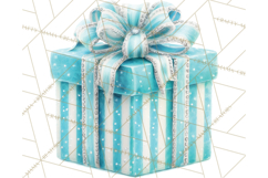 Christmas Gifts Clipart PNG, Realistic Holiday Presents Product Image 2