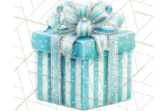 Christmas Gifts Clipart PNG, Realistic Holiday Presents Product Image 2