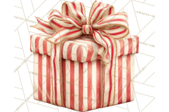 Christmas Gifts Clipart PNG, Realistic Holiday Presents Product Image 3