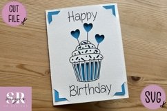 Birthday card insert design| Paper cutting | Cricut Joy svg Product Image 6