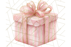 Christmas Gifts Clipart PNG, Realistic Holiday Presents Product Image 4